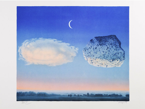 After René Magritte, The Battle of the Argonne, Lithograph