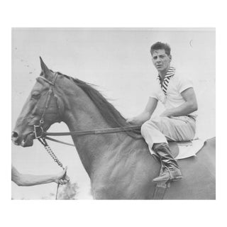 1958 Jockey Willie Hartack Equestrian Photograph For Sale