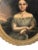 Gold 1810 Realism Oil Painting of Famous Young Girl For Sale - Image 8 of 13