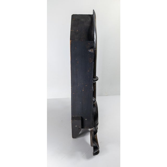 19th Century American Victorian Gothic Revival Iron Faced Mantle Clock For Sale - Image 12 of 17