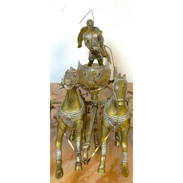 Monumental Grand Tour Imperial Roman Triumphator Driving a Four-Horse Quadriga For Sale - Image 4 of 18