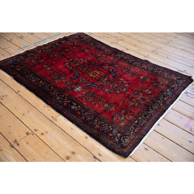 Vintage Fine Lilihan Rug 3'8" X 4'10" For Sale - Image 11 of 11