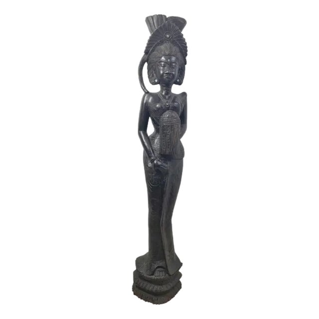 East Asian Wood Sculpture, 1920s-1940s For Sale
