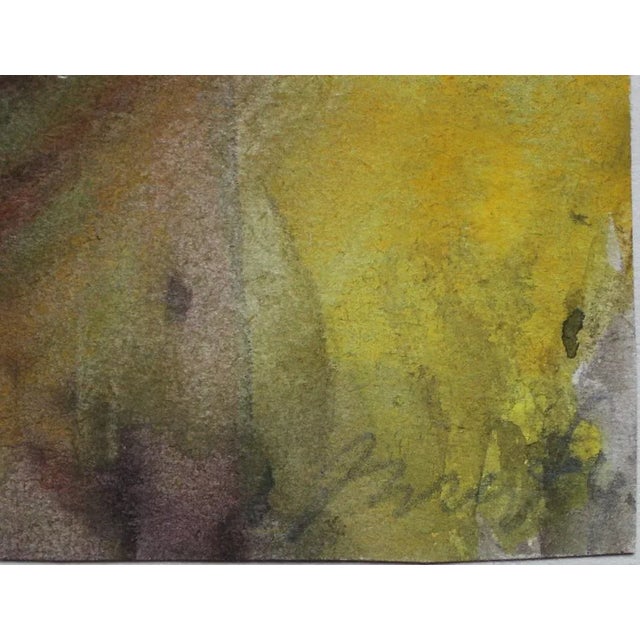 Reflections. 1960s. Watercolor on paper, 17, 5x12, 5 cm dzidra ezergaile (1926-2013) born in riga. School years alternate...