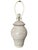 ** Will be Heavily Fragile Packed with Care 1960s Glazed Ceramic Pottery Table Lamp A Cream and Green-ish Greige Glaze...