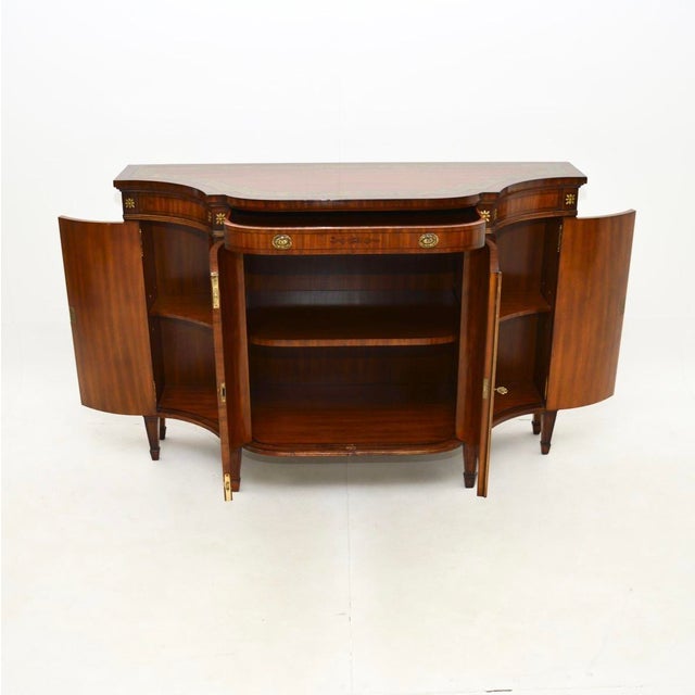 Sheraton Painted Satinwood Sideboard, 1950s For Sale - Image 3 of 13