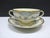 Mid-Century Modern Mid 20th Century 6 Avonlea Minton Bone China Set Cream Soup Bowl Cup & Saucer Gold England Mint - 12 pcs For Sale - Image 3 of 6