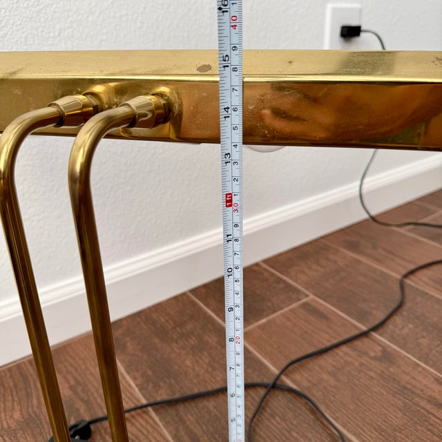 Vintage House of Troy Brass Piano Bankers Desk Lamp Working Condition Classy For Sale - Image 12 of 12