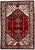 Textile 1960s Vintage Persian Hamadan Red Handmade Medallion Wool Rug For Sale - Image 7 of 7