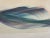 Offered is a vintage framed monoprint signed by artist. This extra large wall art features an abstract wave with an array...