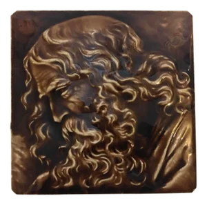 Philadelphia Victorian Glazed Fireplace Portrait Tile
