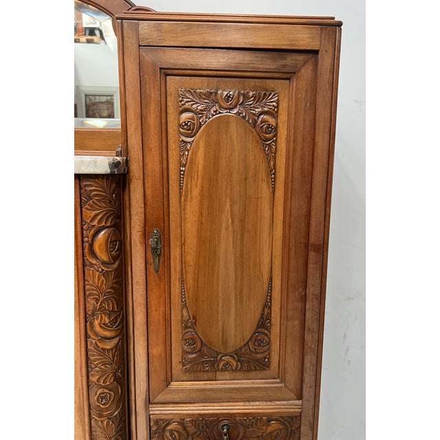 Art Deco Sideboard in Walnut, 1930s For Sale - Image 6 of 17