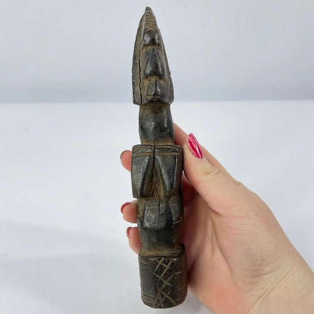 Wood Early 20th Century Mossi Biiga Doll Burkina Faso For Sale - Image 7 of 7