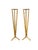 Hollywood Regency Pair Faux Bamboo Candle Holders For Sale - Image 3 of 4