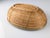 1970s Mid-Century Italian Rattan and Brass Oval Centerpiece Bowl, 1970s For Sale - Image 5 of 12