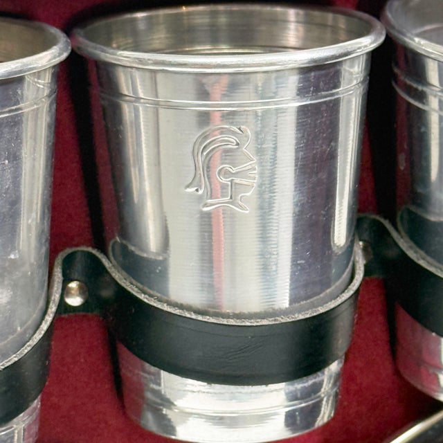 A classic mid-century Executair 101 “Trav-L-Bar” travel bar set, designed for sophisticated entertaining wherever the...