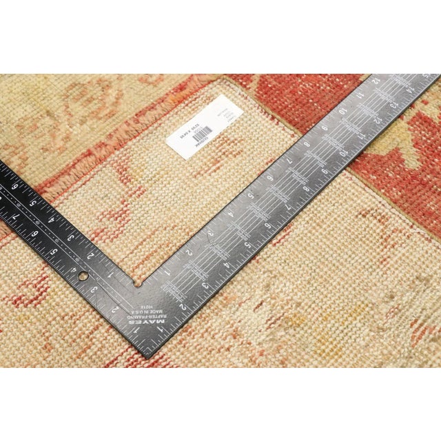 Mid 20th Century Mid 20th Century Turkish Oushak Prayer Rug, 02'09 X 04'05 For Sale - Image 5 of 9