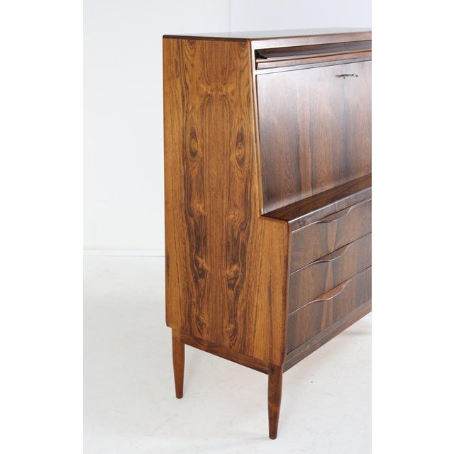 Rosewood Secretaire by Erling Torvits for Klim Møbelfabrik For Sale - Image 9 of 16