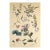 1880s Large Rare French Antique Hand-Colored Botancial Chromolithogrpah by Henri Lambert--Deutzia, Geranium For Sale