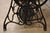 Antique Cast Iron Singer Treadle Sewing Machine Base Oval Marble Console Table For Sale - Image 9 of 12