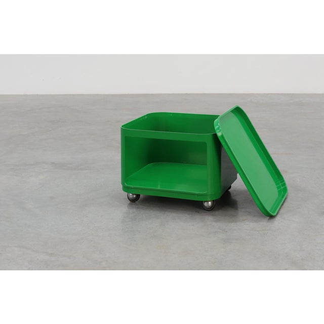 Mid-Century Modern Green Model 4970 Storage Unit by Anna Castelli Ferrieri for Kartell, Italy, 1970s For Sale - Image 3 of 11