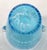 1970s Vintage Venini Style Blown Glass Light Blue White Wine Cooler Martini Ice Bucket Italy For Sale - Image 10 of 12