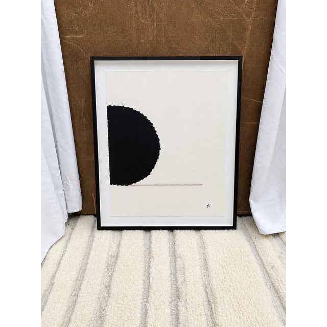 White Rh John Mayberry "Stage Fright" – Framed Fine Art | Print Black Frame | Archival Fine Art Print | Contemporary Abstract Expressionism For Sale - Image 8 of 16