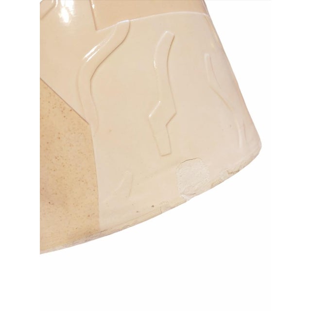 Mexican Vintage Aztec Demery 1988 Plaster Folded Shopping Bag Sculpture Room Decor Art For Sale - Image 3 of 10