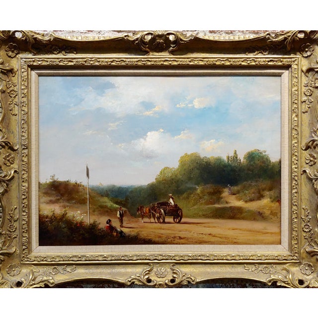 Edmund John Niemann 19th Century Derbyshire Landscape Oil Painting