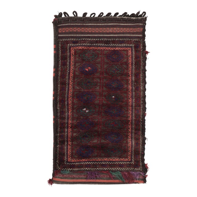 Antique Balisht Tribal Textile With Polychromatic Geometric Patterns - Rug & Kilim For Sale