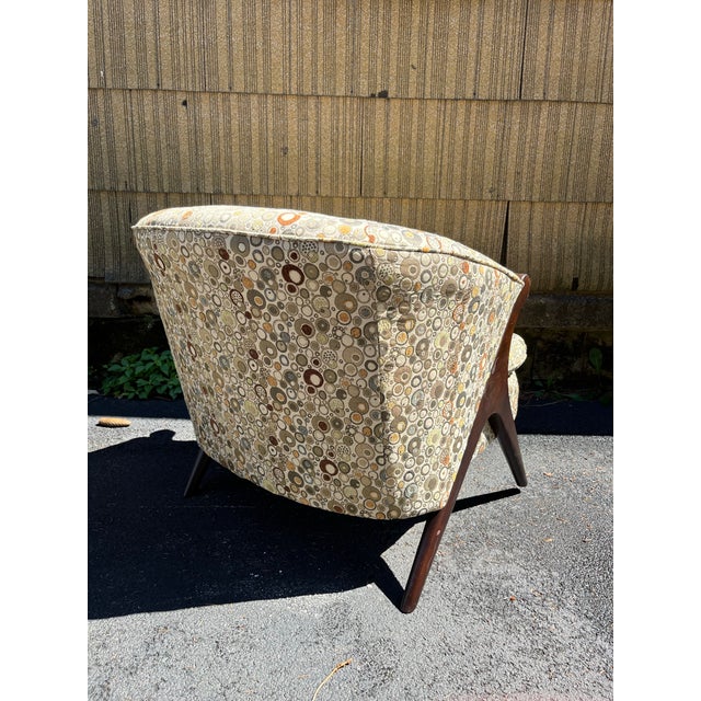 Karpen of California Modern Upholstered Club Chair For Sale - Image 4 of 11