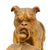 Bronze Late 19th Century Cast Spelter Art Metal "Bulldog" Figural Mantel Clock Stand For Sale - Image 8 of 10
