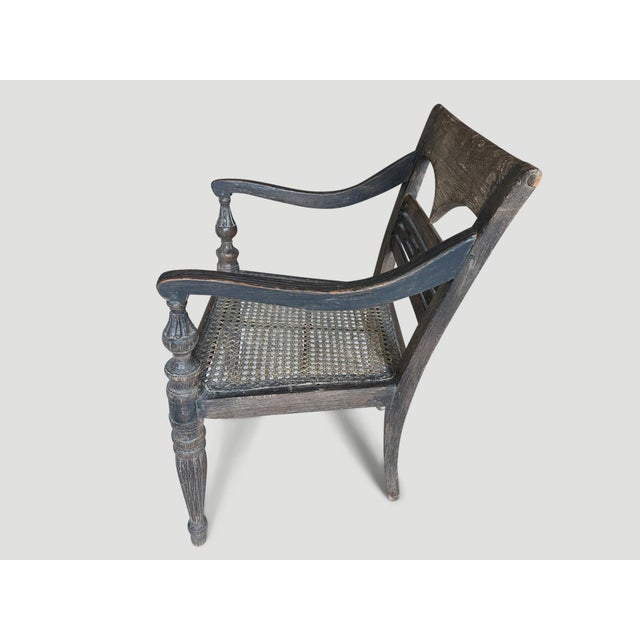 Rare Antique Raffles Arm Chair For Sale In New York - Image 6 of 6