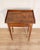 French 19th Century Louis XVI–Style Walnut Side Table with Gallery Top, France For Sale - Image 3 of 10