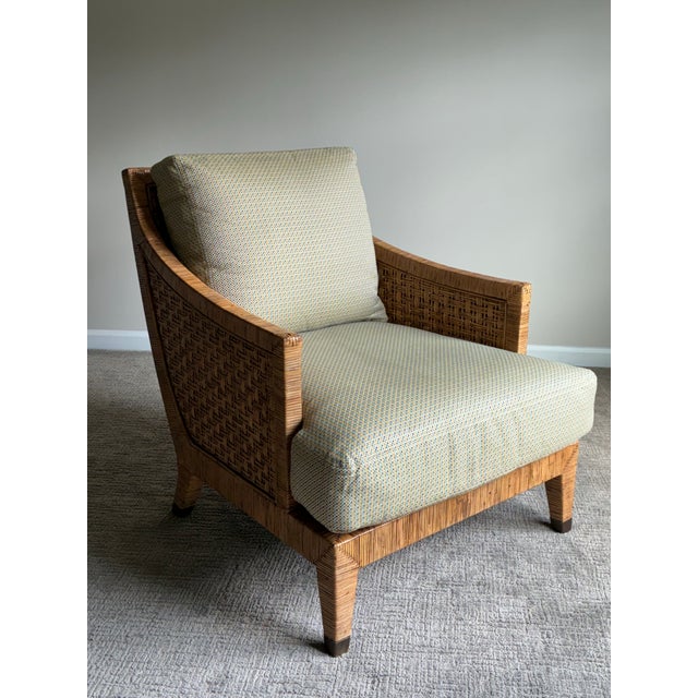 Contemporary Pair of Late 20th Century McGuire St. Germaine Lounge Chair For Sale - Image 3 of 8