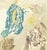 Abstract 1963 Dalí Divine Comedy Engraving Paradis Chant 24 "Apothéose De Marie" (Apotheosis of Mary) For Sale - Image 3 of 8