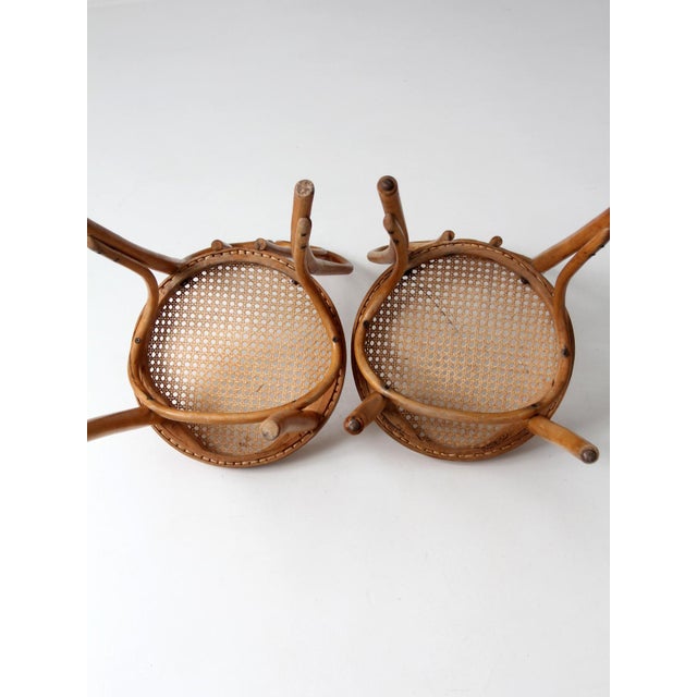 Mid-Century Bentwood Chairs Pair For Sale - Image 18 of 18
