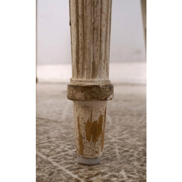 French Louis XVI Cane Back Paint Decorated Side Chair For Sale In Philadelphia - Image 6 of 12