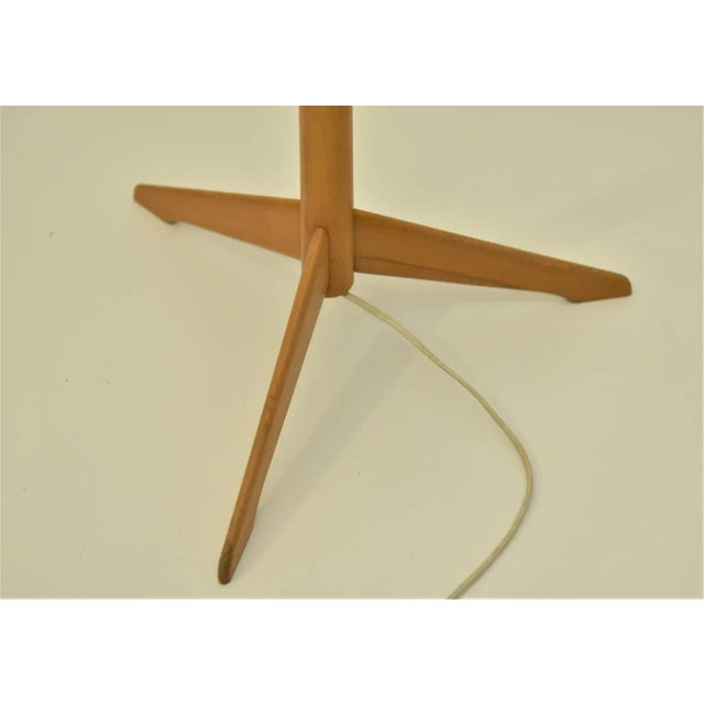 Pine Veneer Floor Lamp Tripod by Hans-Agne Jakobsson, Ellysett for Bergboms G-34 For Sale - Image 10 of 11