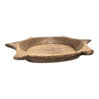 Vintage Wooden Parat Bowl For Sale