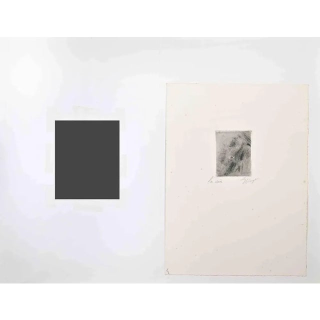 Le Croix is a modern artwork realized by Enrico Veggetti in Early 20th century Etching on paper Hand-signed Good...