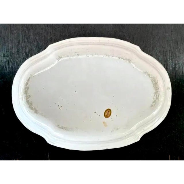 French Moustiers 18th Century Earthenware Serving Dish For Sale - Image 9 of 10