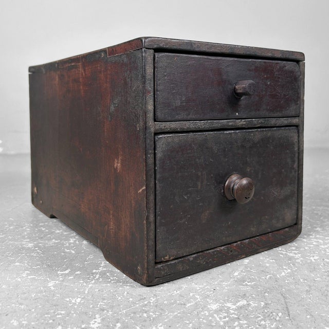 Wooden Calligraphy Drawer Cabinet, Japan, 1890s For Sale - Image 11 of 11