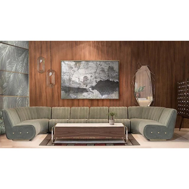 Sophia Sectional Sofa by Essential Home, Set of 5 For Sale - Image 4 of 5