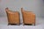 Vintage French Rattan Arm Chairs With New Cushions - Pair For Sale - Image 9 of 12