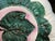 Ceramic Vintage Italian Majolica Hand-Painted Grape Leaf Plate For Sale - Image 7 of 9