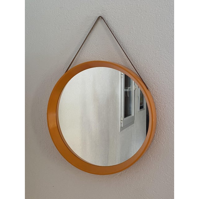 Vintage Danish Round Plastic Mirror, 1970s For Sale - Image 12 of 13