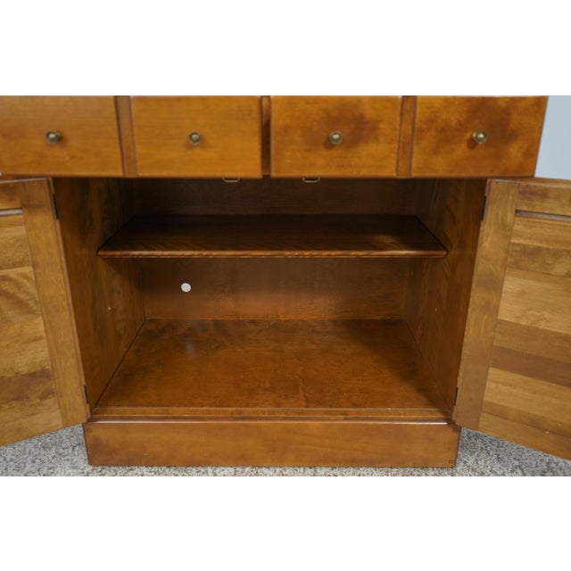 Ethan Allen Custom Room Plan Maple Bookcase Chairish