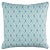 Contemporary Schumacher Dexter Indoor/Outdoor 20" Pillow in Turquoise For Sale - Image 3 of 3
