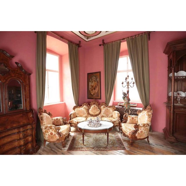 Louis XVI Marble Coffee Table For Sale - Image 6 of 6
